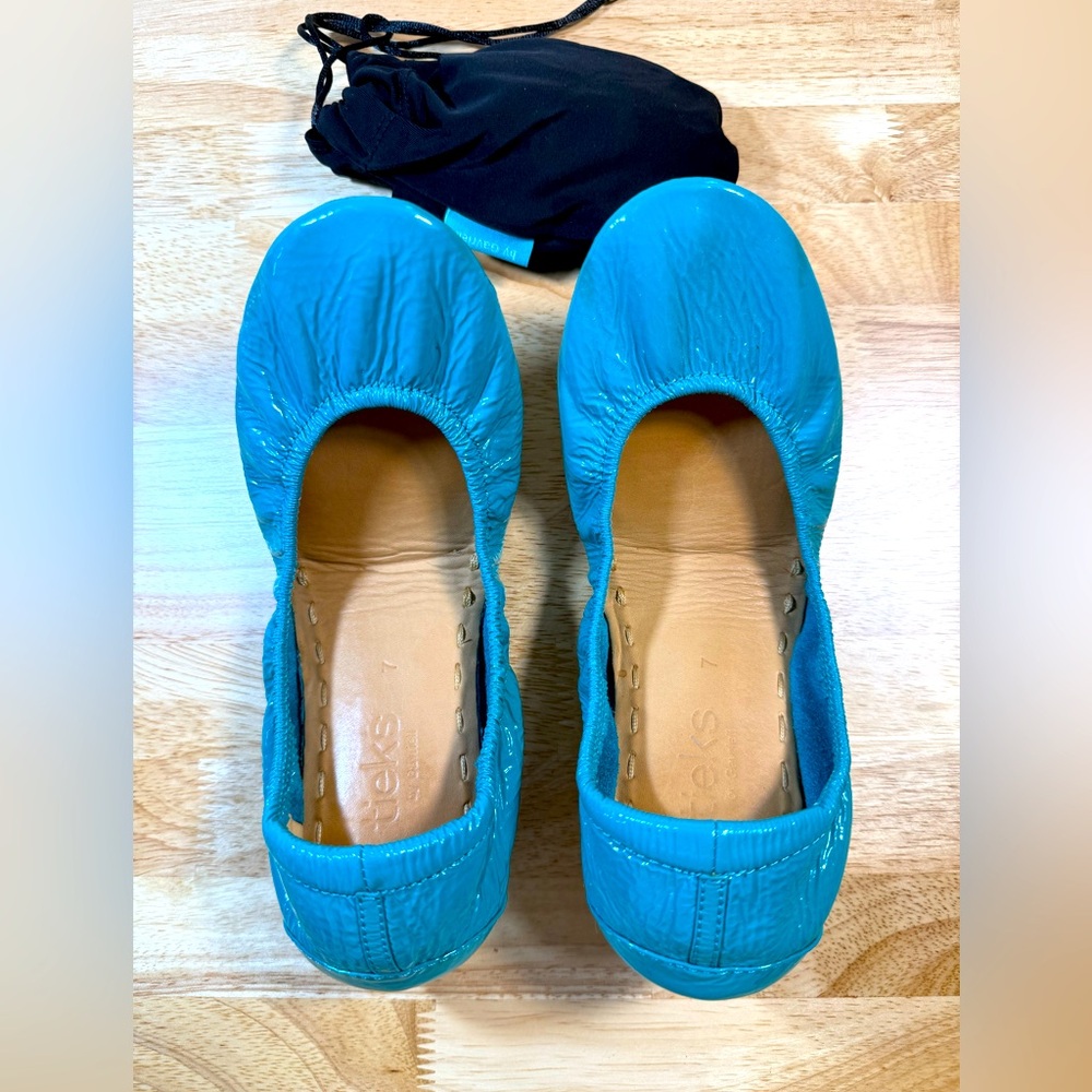 Tieks Blue Ballet Flats